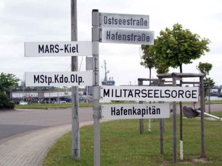 Marinestützpunkt Olpenitz, Foto: Bw/ Hans-Georg Paulinius