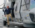Ein kleiner Schritt . . . ein großer Besuch bei der Marine. Foto: Michael Nitz