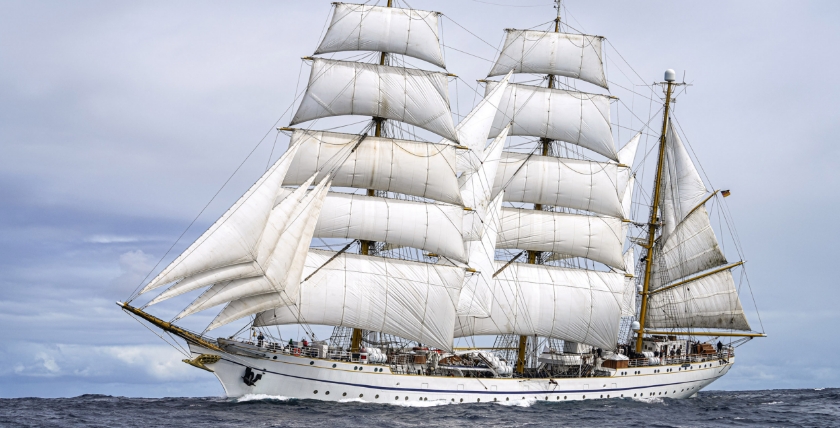 When it was commissioned in 1958, the Gorch Fock became the flagship of the navy, Photo: Nico Theska