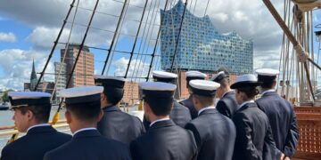 The Argentinian sail training ship "Libertad" in Hamburg, Photo: Herold
