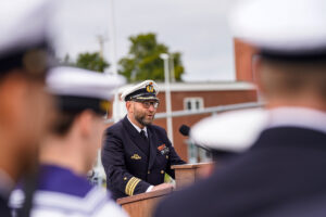 Change of command on the frigate "Rheinland-Pfalz", Photo: Bundeswehr/Leon Rodewald