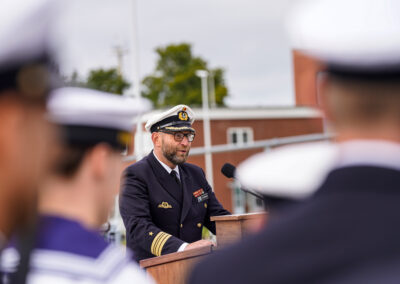 Change of command on the frigate "Rheinland-Pfalz", Photo: Bundeswehr/Leon Rodewald
