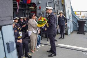 Change of command on the frigate "Rheinland-Pfalz", Photo: Bundeswehr/Leon Rodewald