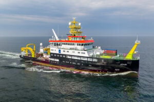 75m LNG-Vermessungs-, Wracksuch- und Forschungsschiff ATAIR, Foto: Fassmer