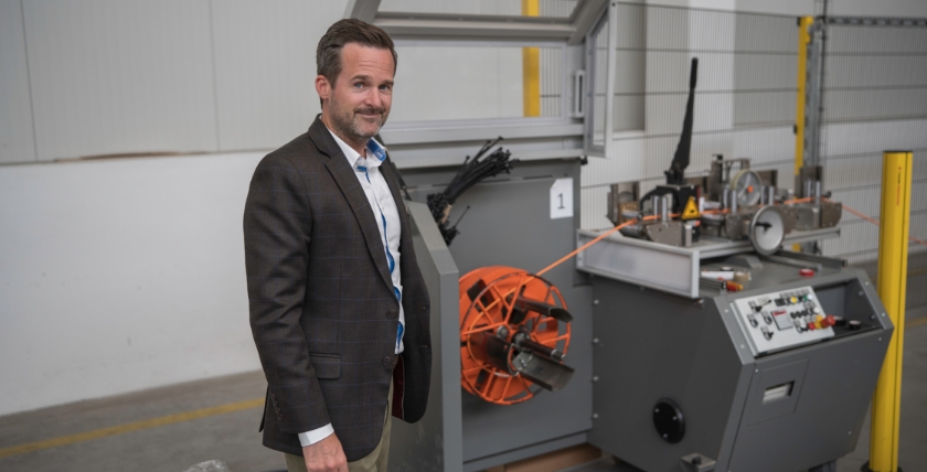 Malte Witowski is Managing Director of Friesland-Kabel, photo: dan
