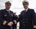 Change of command on the frigate "Rheinland-Pfalz", Photo: Bundeswehr/Leon Rodewald