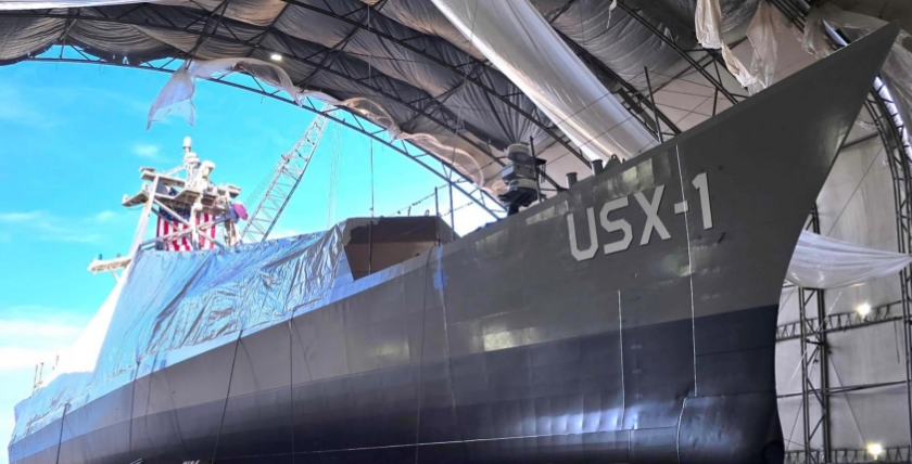 USX-1 Defiant shortly before completion in February 2025, photo: Darpa