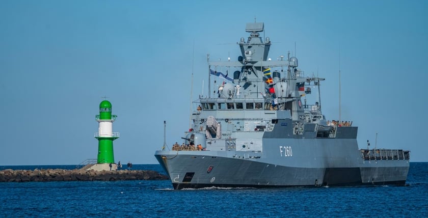 Corvette Braunschweig, type ship of the class 130, photo: Daniel Angres