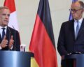Press conference with BK Merz and PM Carney after the signing. Picture: Federal Foreign Office