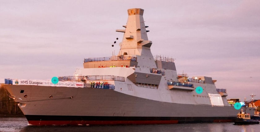 Type 26, City class HMS Glasgow. Photo: Royal Navy/CrownCopyright