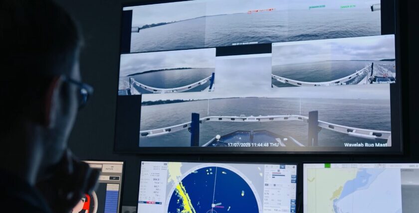 Remote control centre for autonomous systems. Anschütz Autonomics Photo: Anschütz