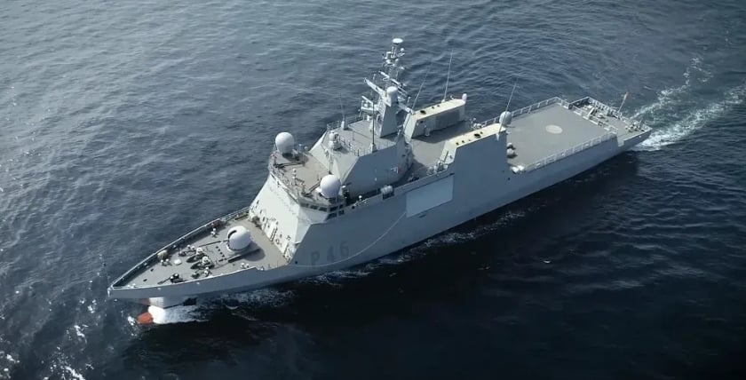 Das jüngste OPV der Meteoro-Klasse, die „Furor“, bei der in Dienst Stellung im Januar 2019. Foto: Navantia