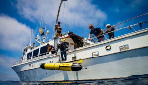Aussetzen eines "Redwing" Gleiters zu Testzwecken. Foto: Teledyne