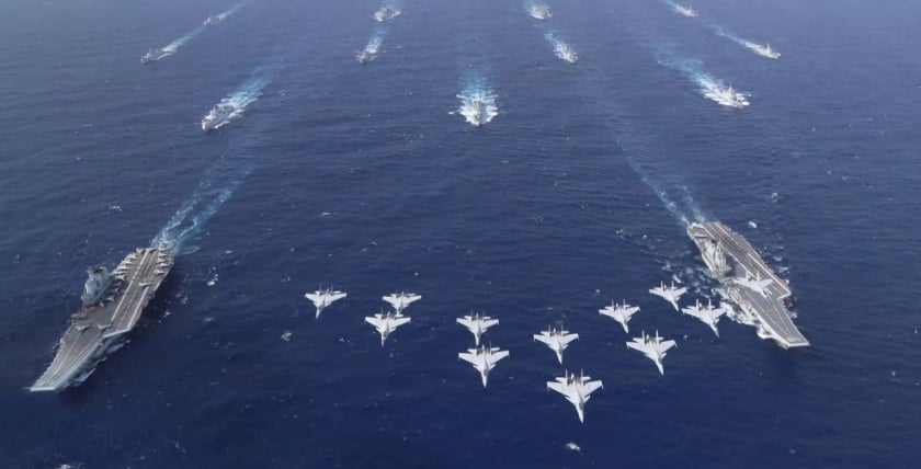 First meeting of the Chinese carriers in 2024, photo: Chinese state media