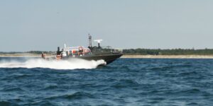 Tamsen Jet test platform at high speed. Photo: Tamsen Maritim / Steffen Schneider