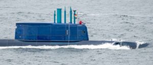 INS Drakon on a test run. Photo: Michale Nitz