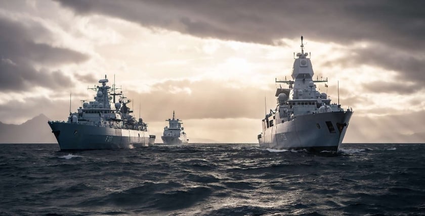 FGS "Sachsen" - the MFE flagship of the German organisation. Picture: Bundeswehr/Jan Kistenmacher