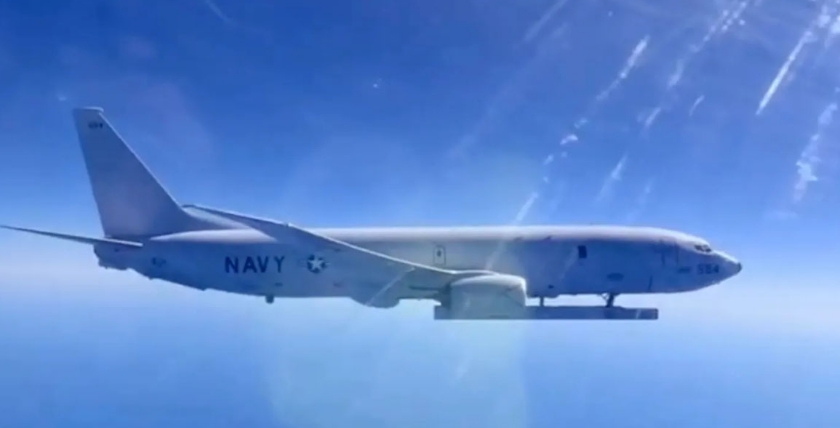 P-8A Poseidon mit AN/APS-154, Foto: telegram@bomber_fighter, Schwarzes Meer