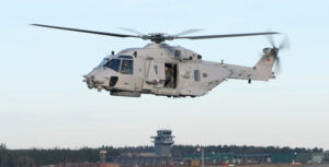 Photo: The first NH-90 MRFH „Sea Tiger“ on-board helicopter“