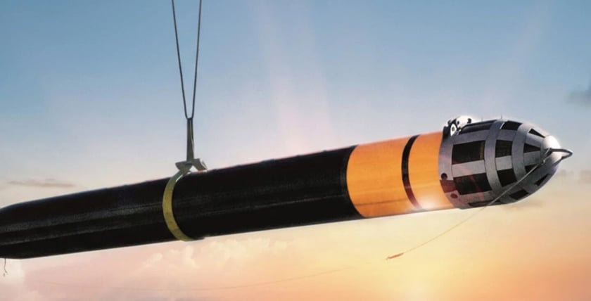 Next-Generation Heavyweight Torpedo Seahake® mod4. Foto: TKMS