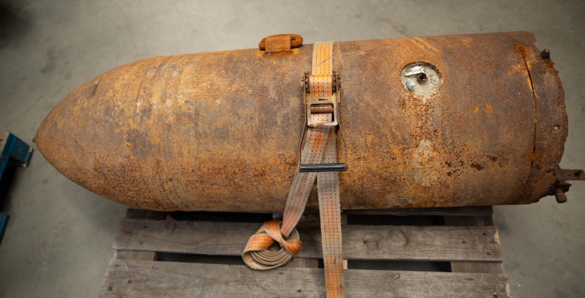 Recovered ammunition from the Second World War, photo: BMUKN/Peter-Paul Weiler