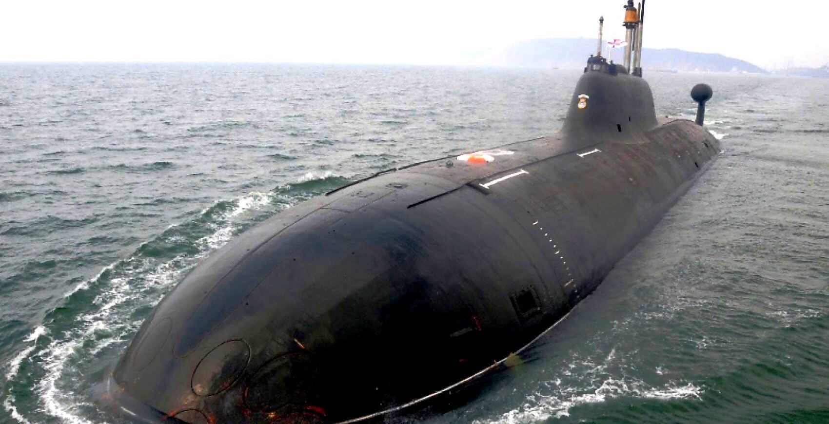 "Chakra" – indisches Leasing-U-Boot der russischen Akula-Klasse. Foto: Indische Medien