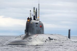 "Kazan" nukleargetriebens Angriffs-U-Boot der russischen Jasen-Klasse. Foto: MoD Moskau