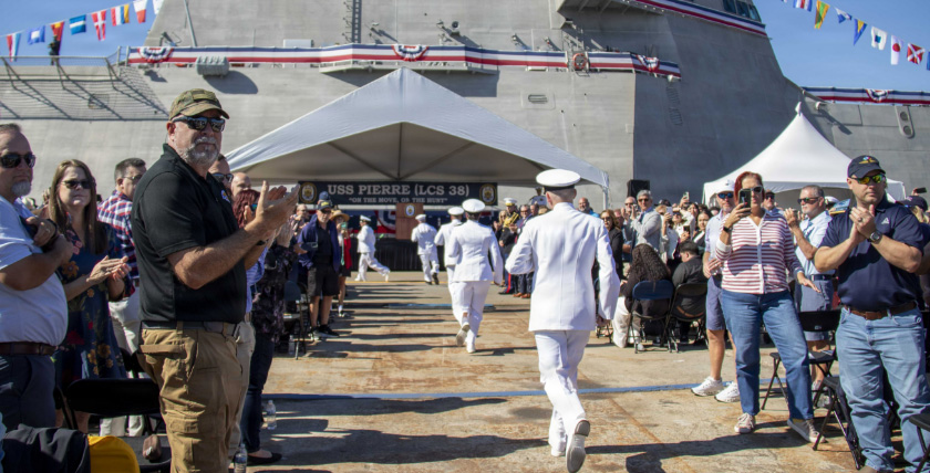 Commissioning of the USS Pierre in November 2025, photo: US Navy