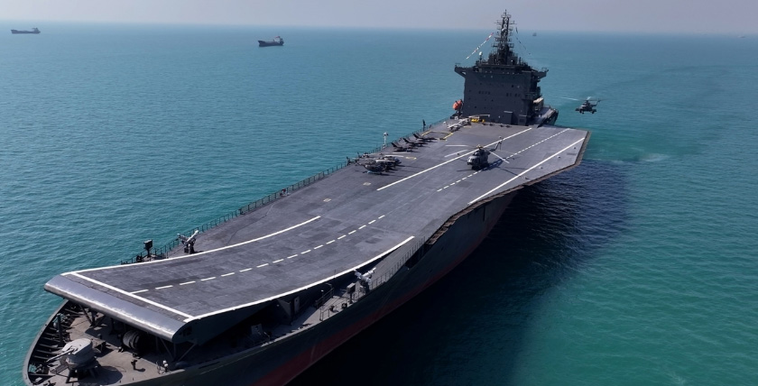 On 6 February 2025, photos of the Iranian drone carrier SHAHID BAGHERI at sea and with a full flight deck were published for the first time, photo: Sepah News