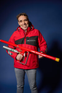 Erfinder Wenning mit patentierter LSG. Bild: LSG GmbH