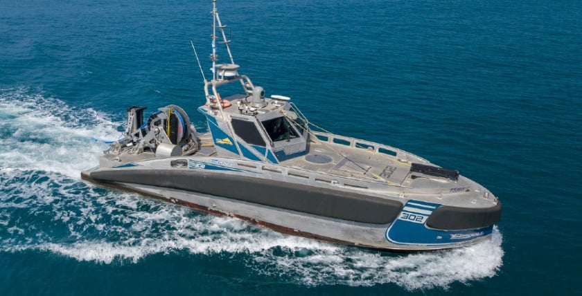 Die unbemannte Überwasserdrohne Seagull. Foto: Elbit