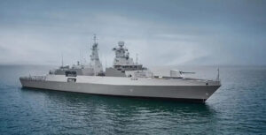 Symbolbild Fregatte MEKO A-200 DEU. Grafik: TKMS