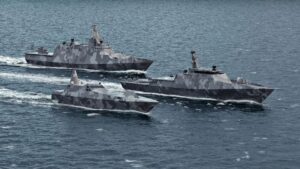 Stealthy ships from Sweden - Visby 2nd generation. Graphic: Saab