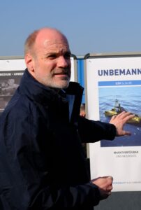 Tim Wagner explains the technology Photo: Schlüter