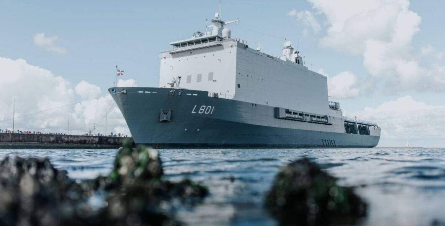 Photo: HNLMS Johan de Witt is part of the Arctic manoeuvre, NDL MoD