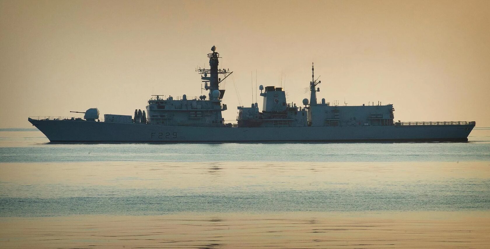 UK frigate „Lancaster“, photo: US Navy