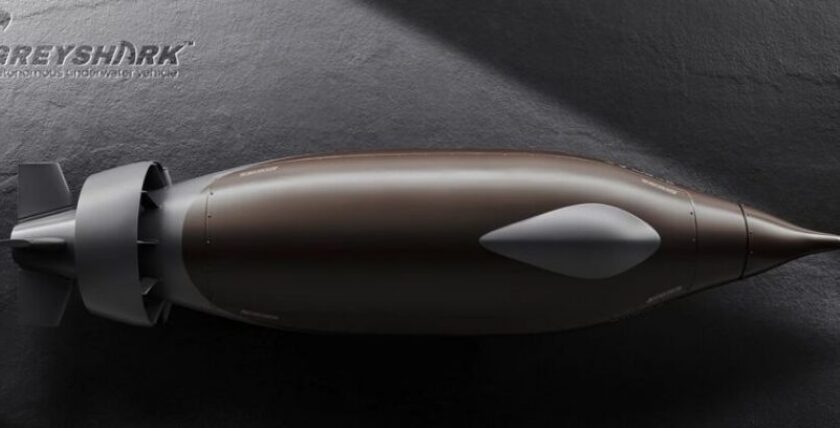 Photo: GREYSHARK underwater vehicle (AUV), Fassmer Defence