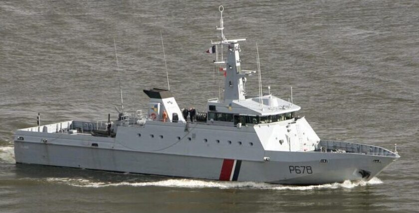 Patrol boat "Pluvier" (OPV 54) of the German Navy. Photo: Michael Nitz