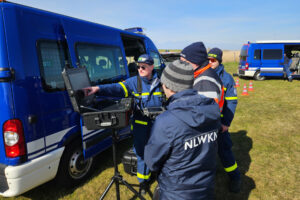 Übung Schadstoffunfall, hier die Erkundung Foto: Havariekommando