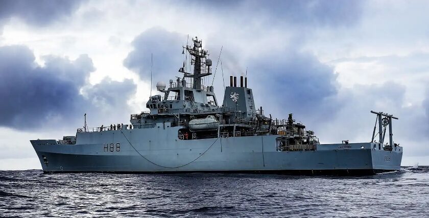 HMS Enterprise, Photo: Royal Navy/Crown