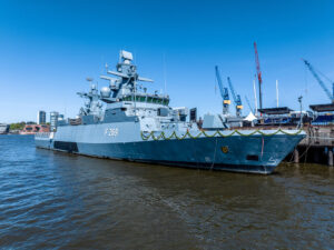 Christening of the corvette Lübeck, Photo: Felix Matthies, Rheinmetall Naval Systems