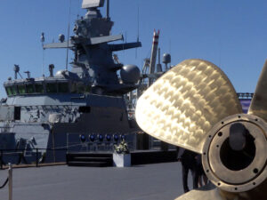 Christening of the corvette Lübeck, photo: Andreas Uhl
