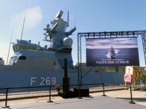 Christening of the corvette Lübeck, photo: Andreas Uhl
