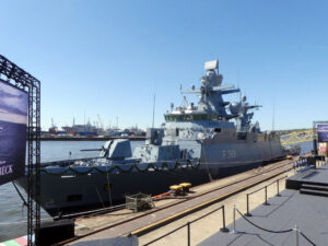 Christening of the corvette Lübeck, photo: Andreas Uhl