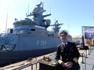 Christening of the corvette Lübeck, photo: Andreas Uhl