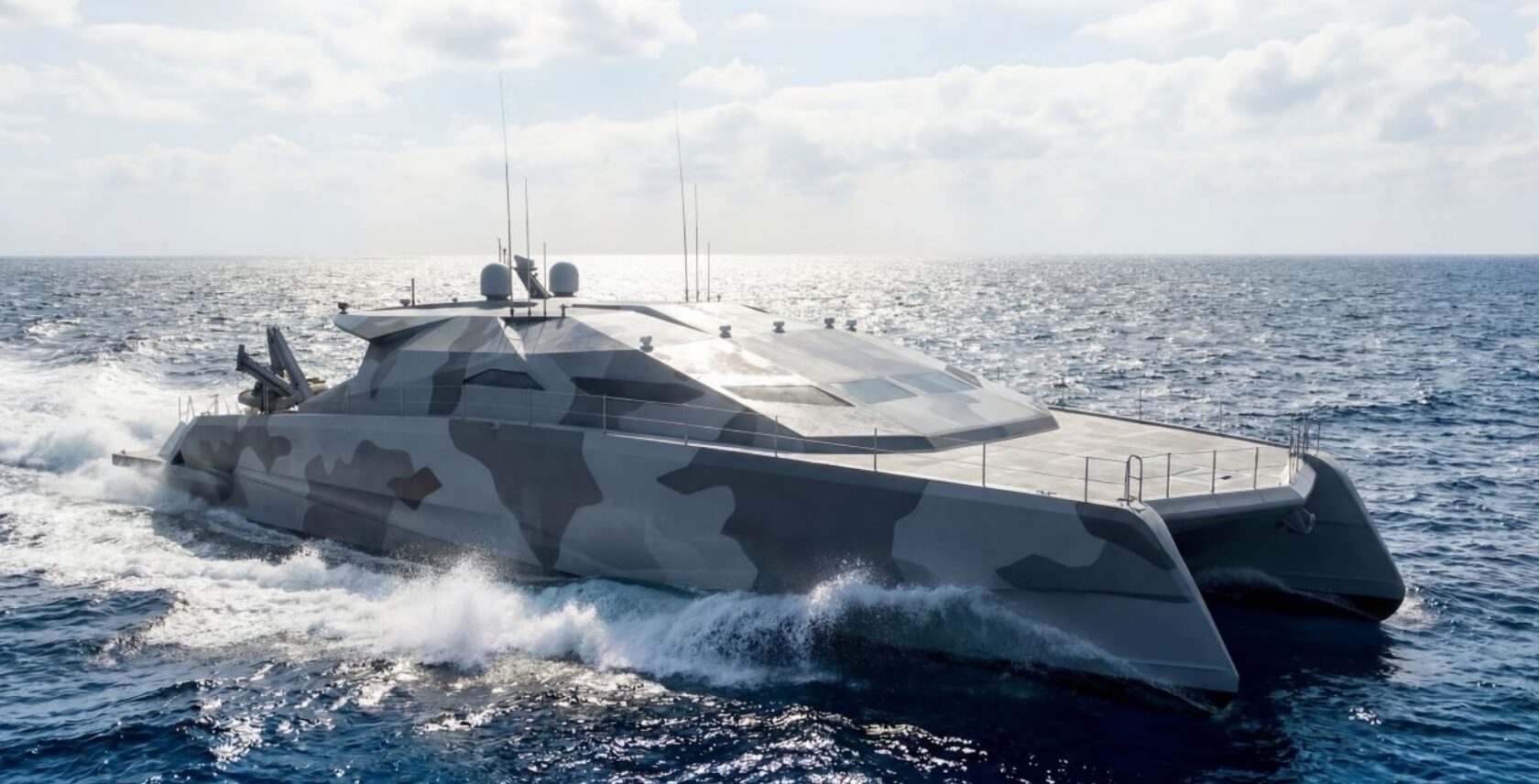 Photo: Tactical catamaran LNT-27 from Latvia, Latitude Yachts