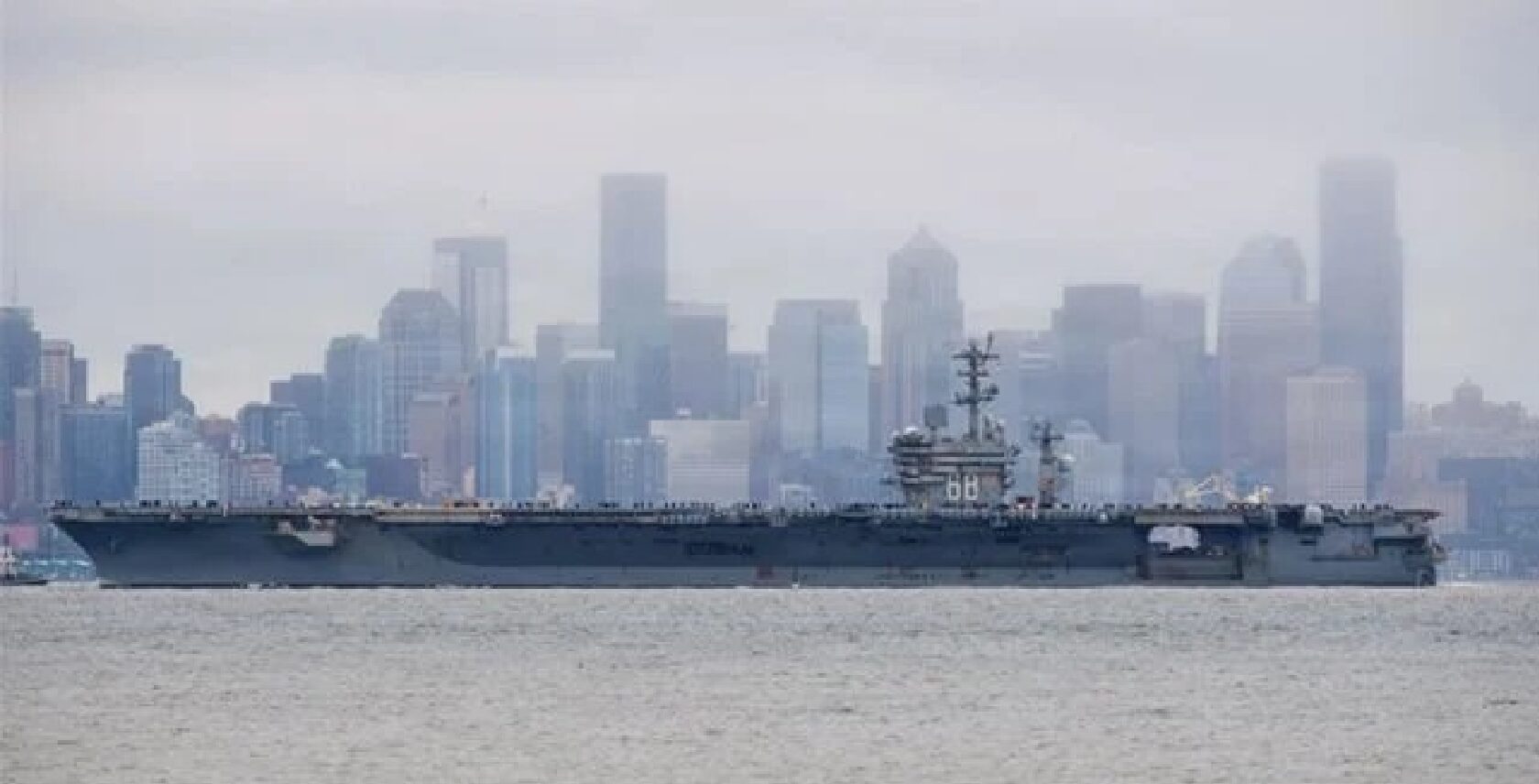 Photo: USS NIMITZ leaves home port for what was originally her last voyage. US Navy