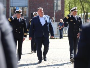 Always there: Lord Mayor Feist . Photo: Rodewald
