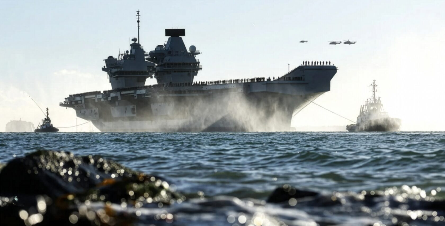 Foto: HMS Prince of Wales. Royal Navy/Crown
