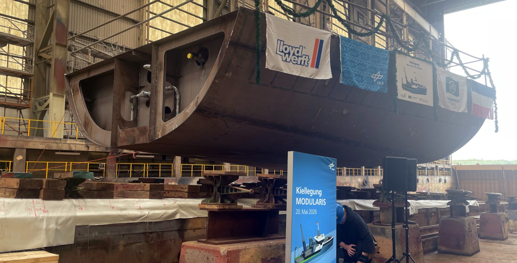 The transfer of the ship's hull to Bremerhaven is scheduled to take place this year. Photo: Wroblewski